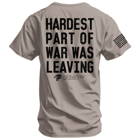 Hardest Part of War Was Leaving Men's T-Shirt - One Revolver Surfboards