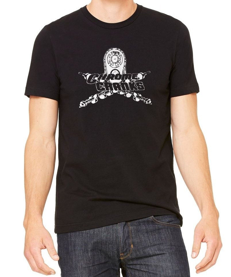 Chrome Cranks "Skull & Crankbones" T-Shirt - One Revolver Surfboards