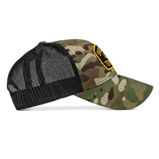 Shoot Your Local Terrorists Patch Snapback Hat - One Revolver Surfboards