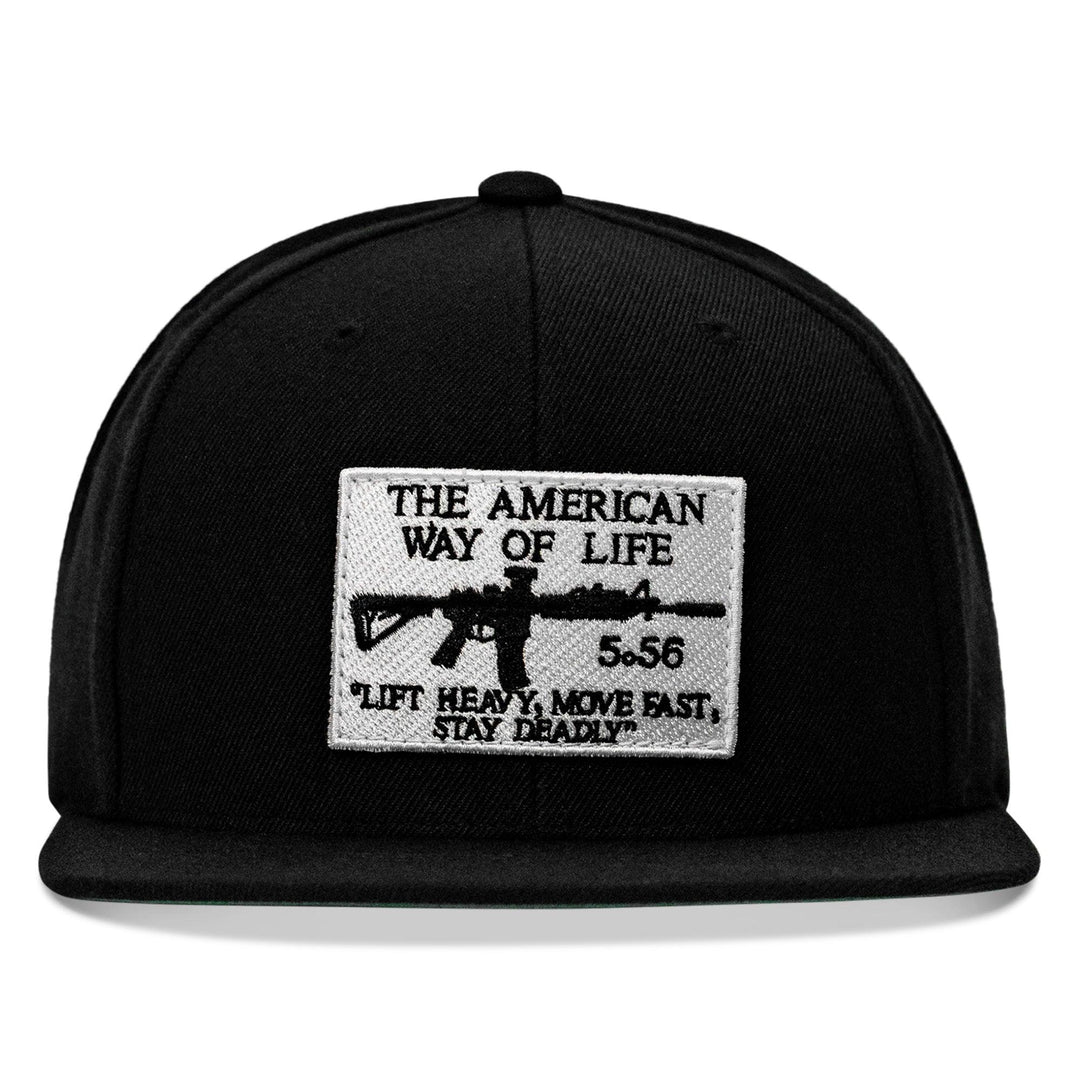 One Revolver Surfboards - American Way Of Life 5.56 White Patch Flatbill SnapBack Hat HEADWEAR