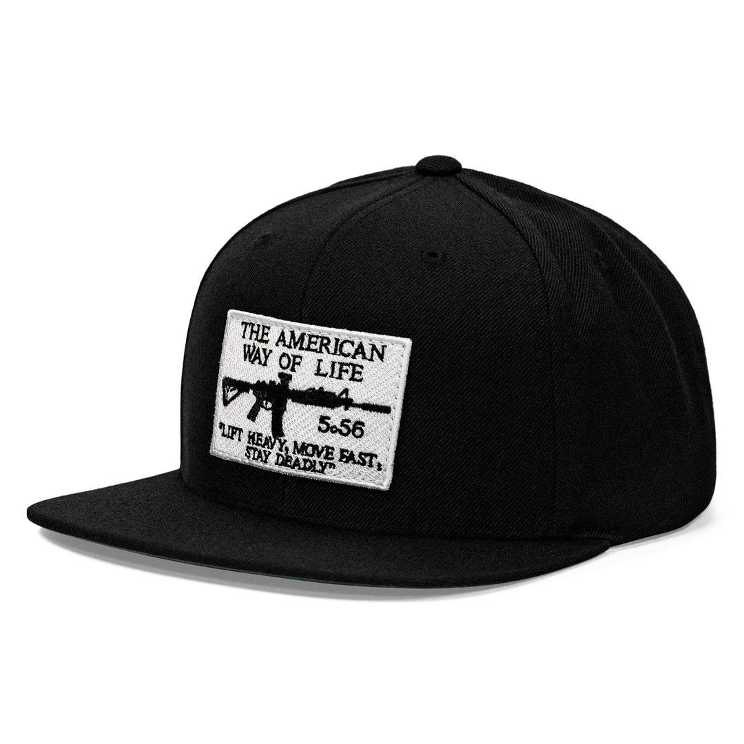 One Revolver Surfboards - American Way Of Life 5.56 White Patch Flatbill SnapBack Hat HEADWEAR