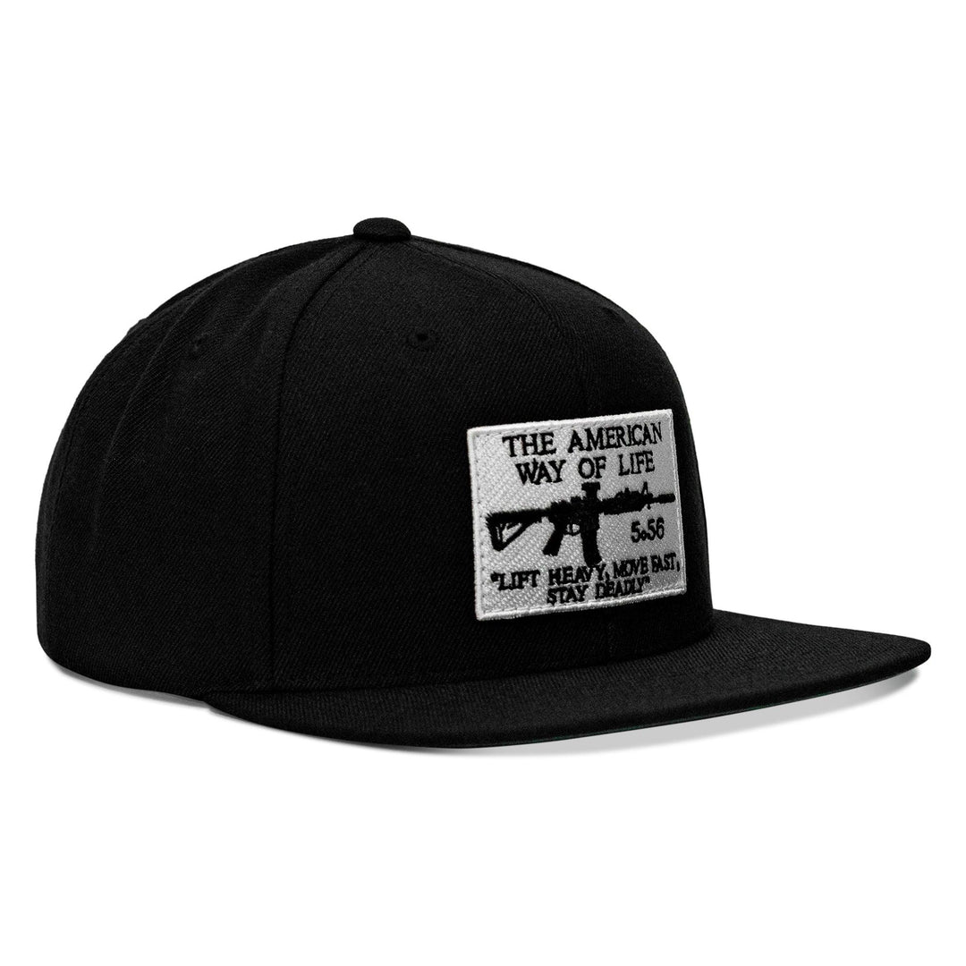 One Revolver Surfboards - American Way Of Life 5.56 White Patch Flatbill SnapBack Hat HEADWEAR