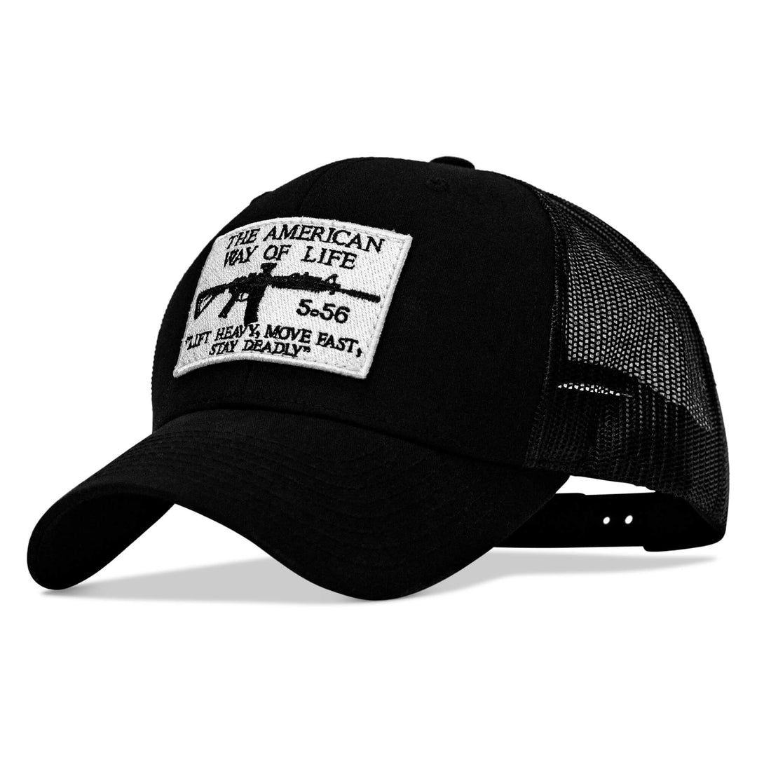 One Revolver Surfboards - American Way Of Life White Patch Snapback Hat HEADWEAR