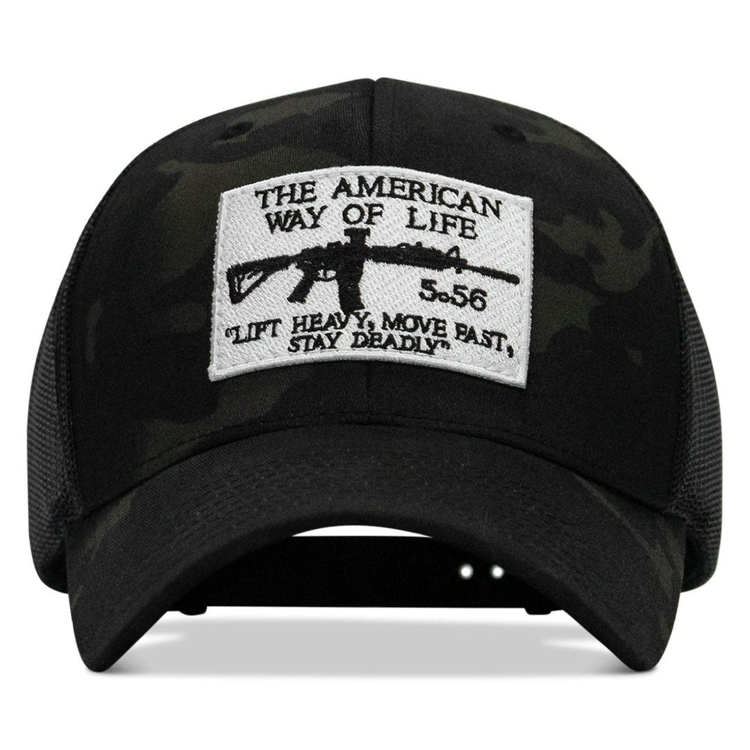 One Revolver Surfboards - American Way Of Life White Patch Snapback Hat HEADWEAR