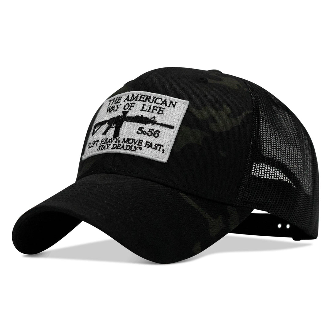 One Revolver Surfboards - American Way Of Life White Patch Snapback Hat HEADWEAR