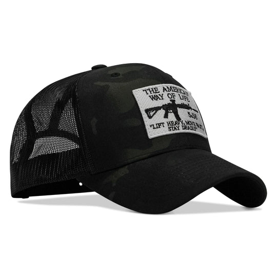 One Revolver Surfboards - American Way Of Life White Patch Snapback Hat HEADWEAR