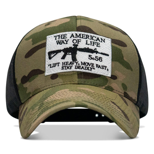 One Revolver Surfboards - American Way Of Life White Patch Snapback Hat HEADWEAR