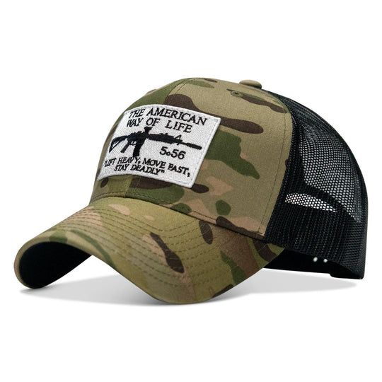 One Revolver Surfboards - American Way Of Life White Patch Snapback Hat HEADWEAR