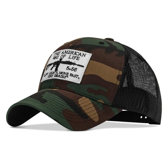One Revolver Surfboards - American Way Of Life White Patch Snapback Hat HEADWEAR