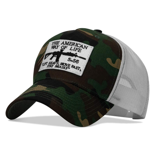 One Revolver Surfboards - American Way Of Life White Patch Snapback Hat HEADWEAR