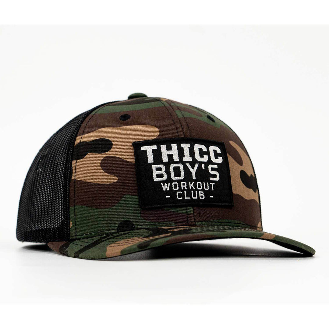 Thicc Boys Workout Patch Snapback Hat - One Revolver Surfboards