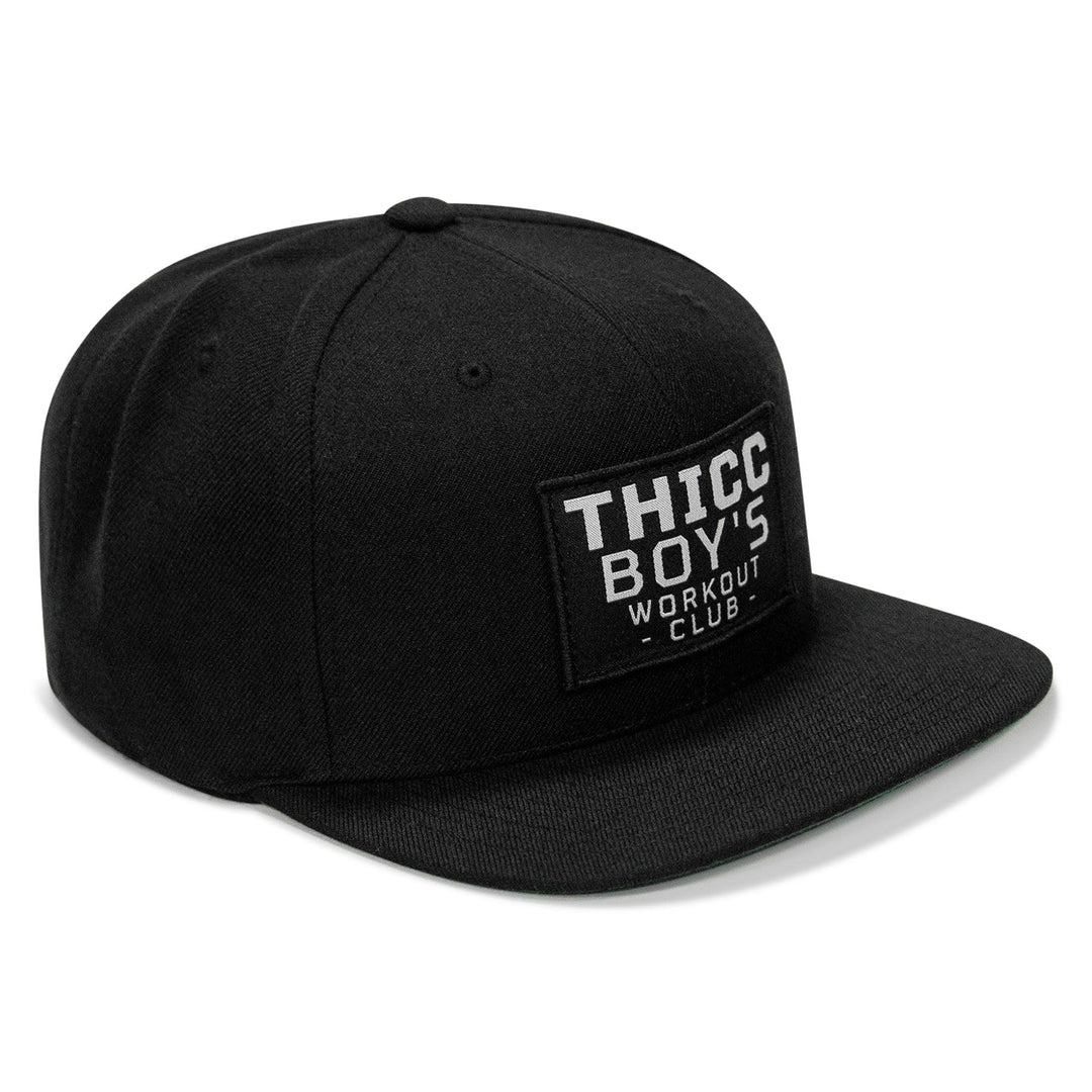 One Revolver Surfboards - Thicc Boys Workout Club Patch Flatbill Snapback Hat HEADWEAR