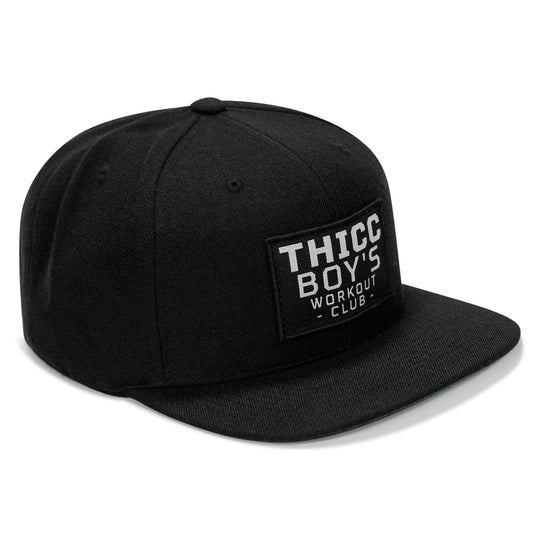 One Revolver Surfboards - Thicc Boys Workout Club Patch Flatbill Snapback Hat HEADWEAR