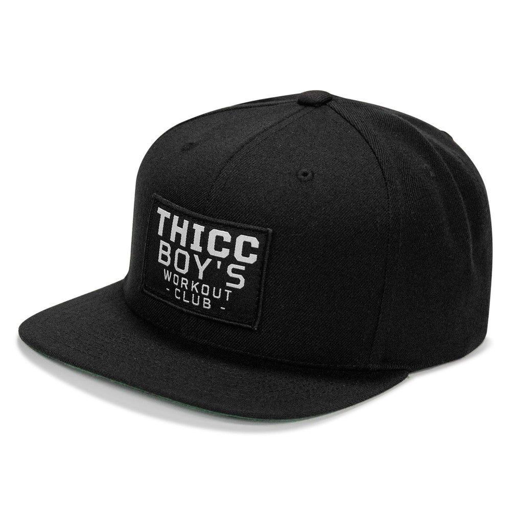 One Revolver Surfboards - Thicc Boys Workout Club Patch Flatbill Snapback Hat HEADWEAR
