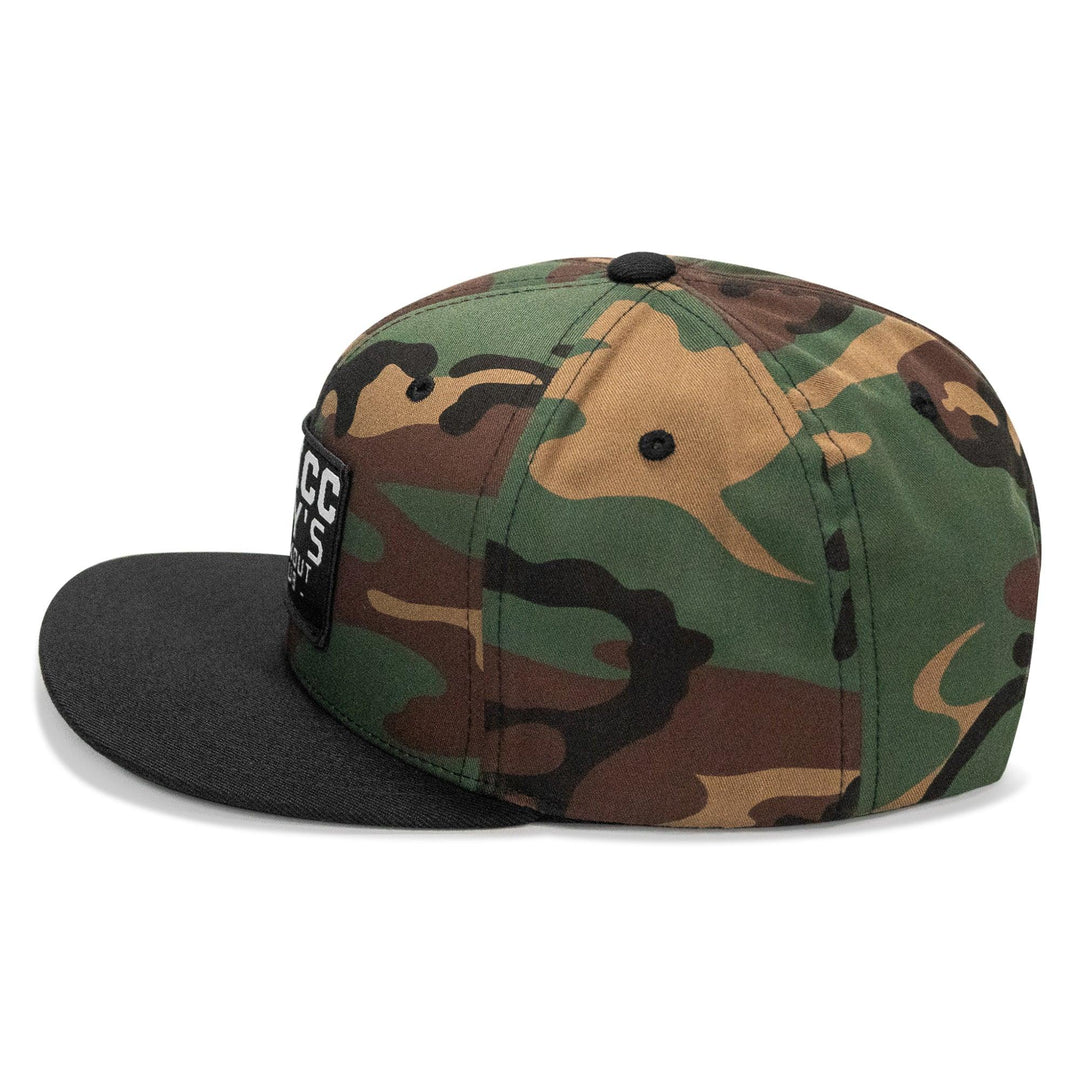 One Revolver Surfboards - Thicc Boys Workout Club Patch Flatbill Snapback Hat HEADWEAR
