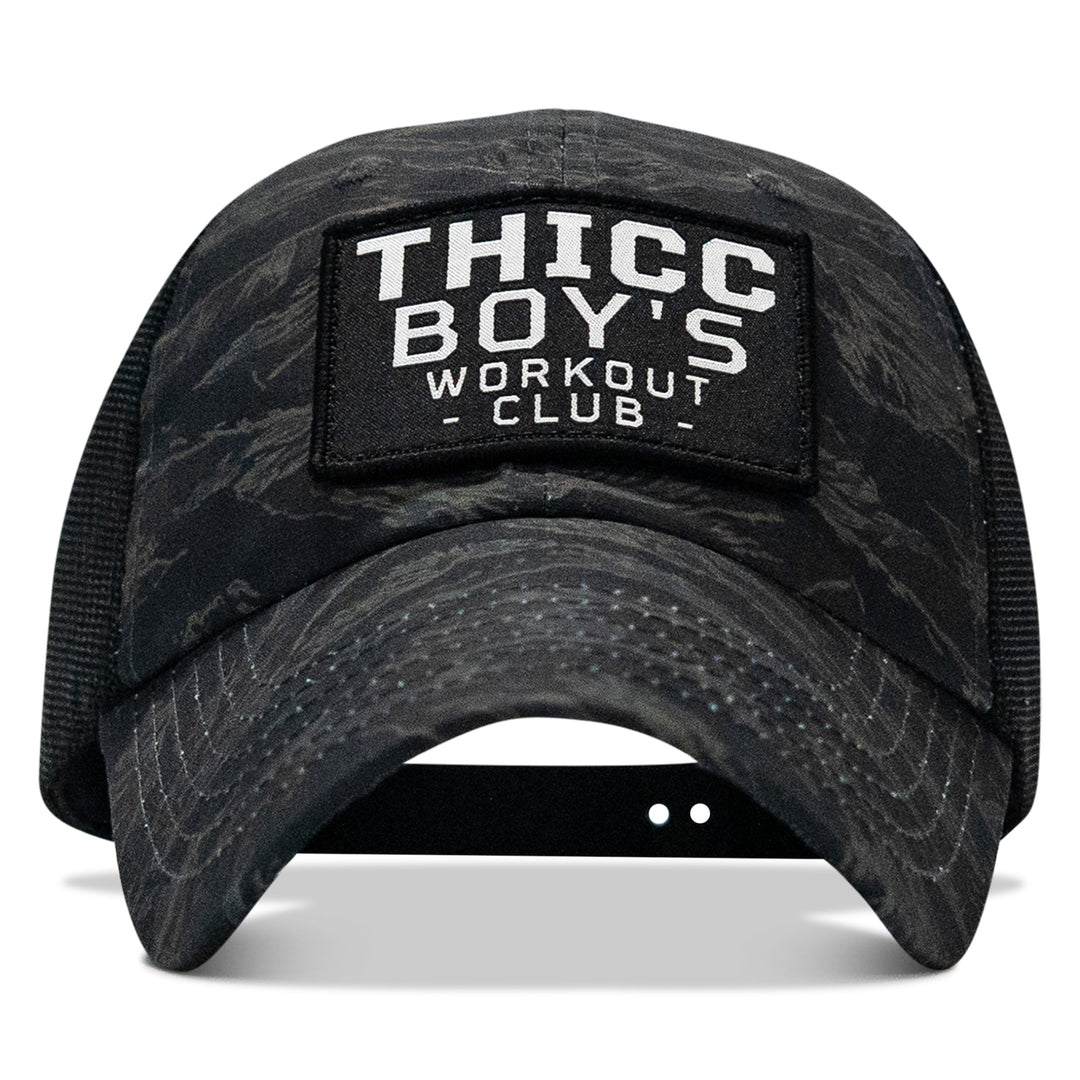 Ripstop Thicc Boys Workout Club Patch Tactical Ripstop Mesh Snapback Hat