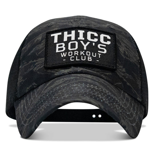 Ripstop Thicc Boys Workout Club Patch Tactical Ripstop Mesh Snapback Hat