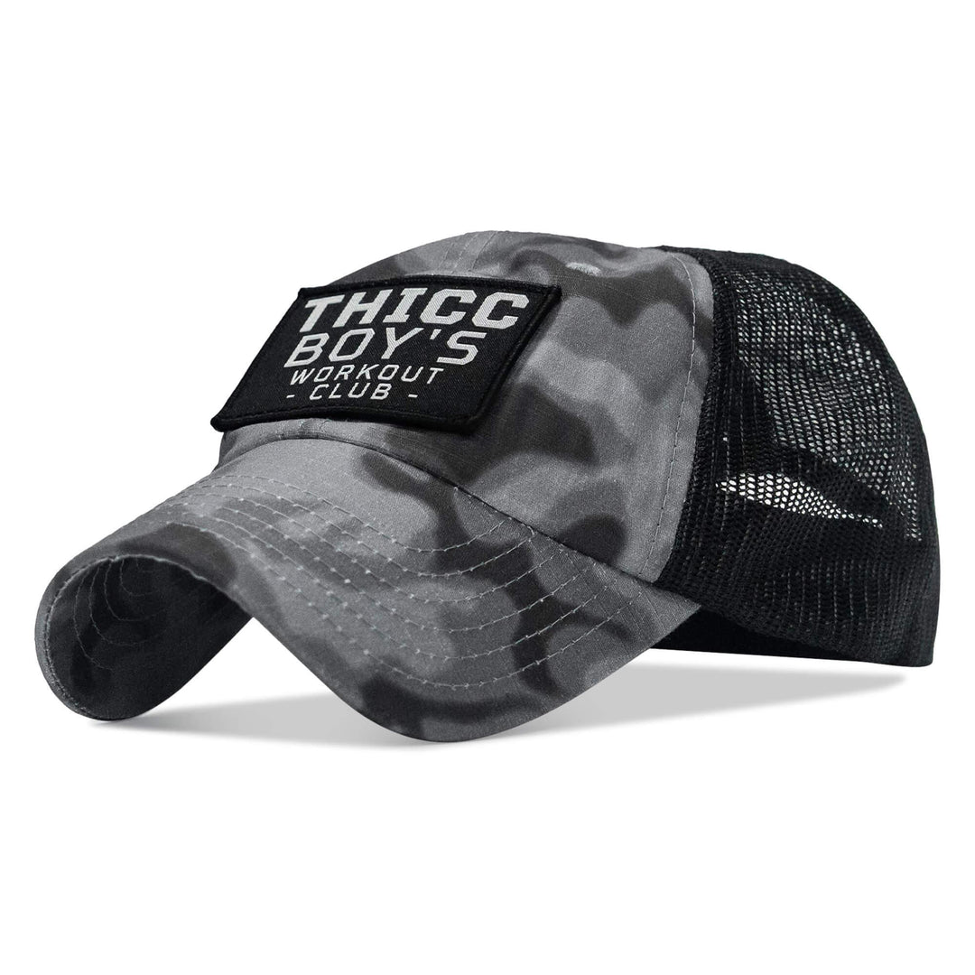 One Revolver Surfboards - Ripstop Thicc Boys Workout Club Patch Tactical Ripstop Mesh Snapback Hat HEADWEAR