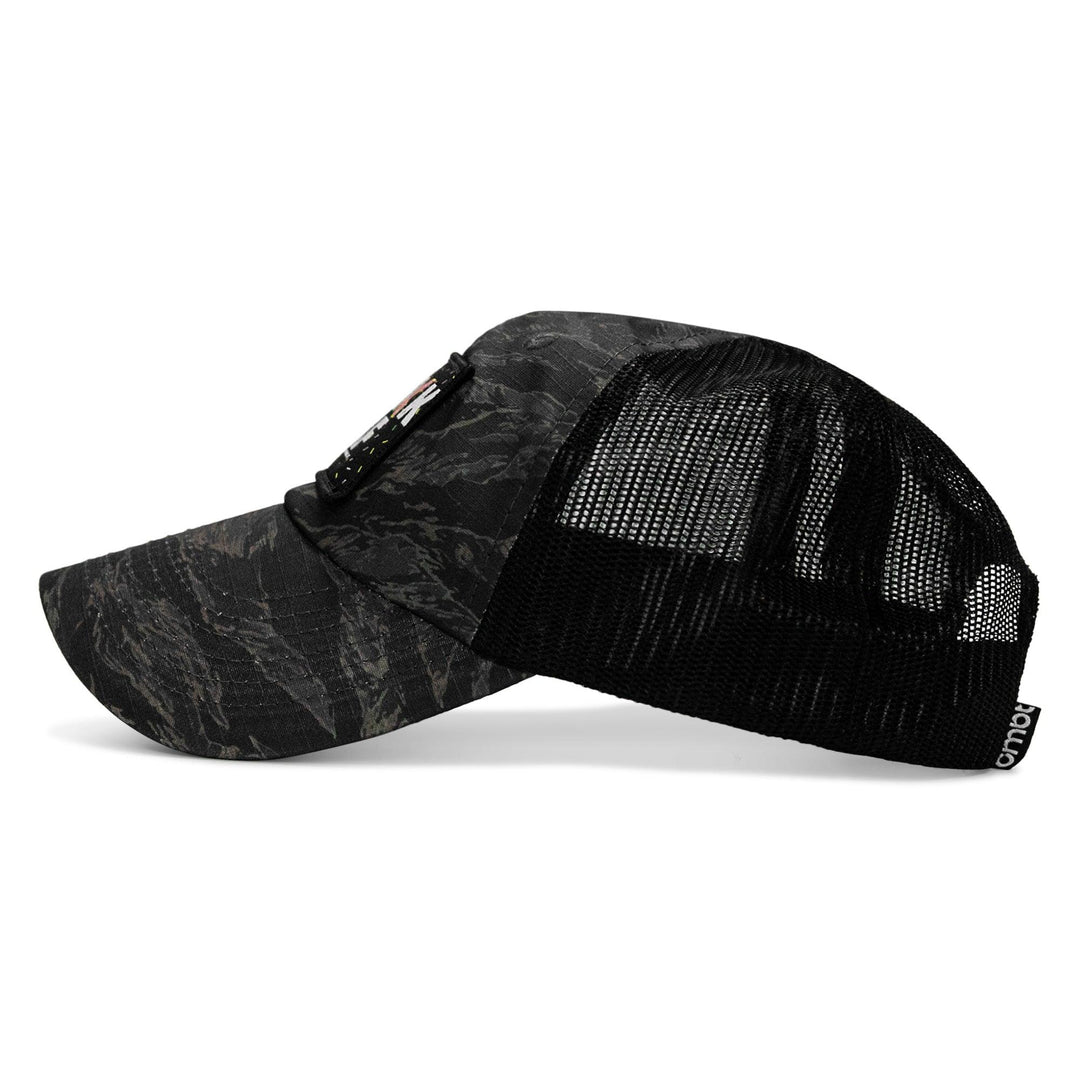 One Revolver Surfboards - THICK AF Donut Edition Patch. Tactical Ripstop Mesh Snapback Hat HEADWEAR