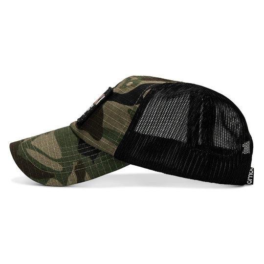 One Revolver Surfboards - THICK AF Donut Edition Patch. Tactical Ripstop Mesh Snapback Hat HEADWEAR