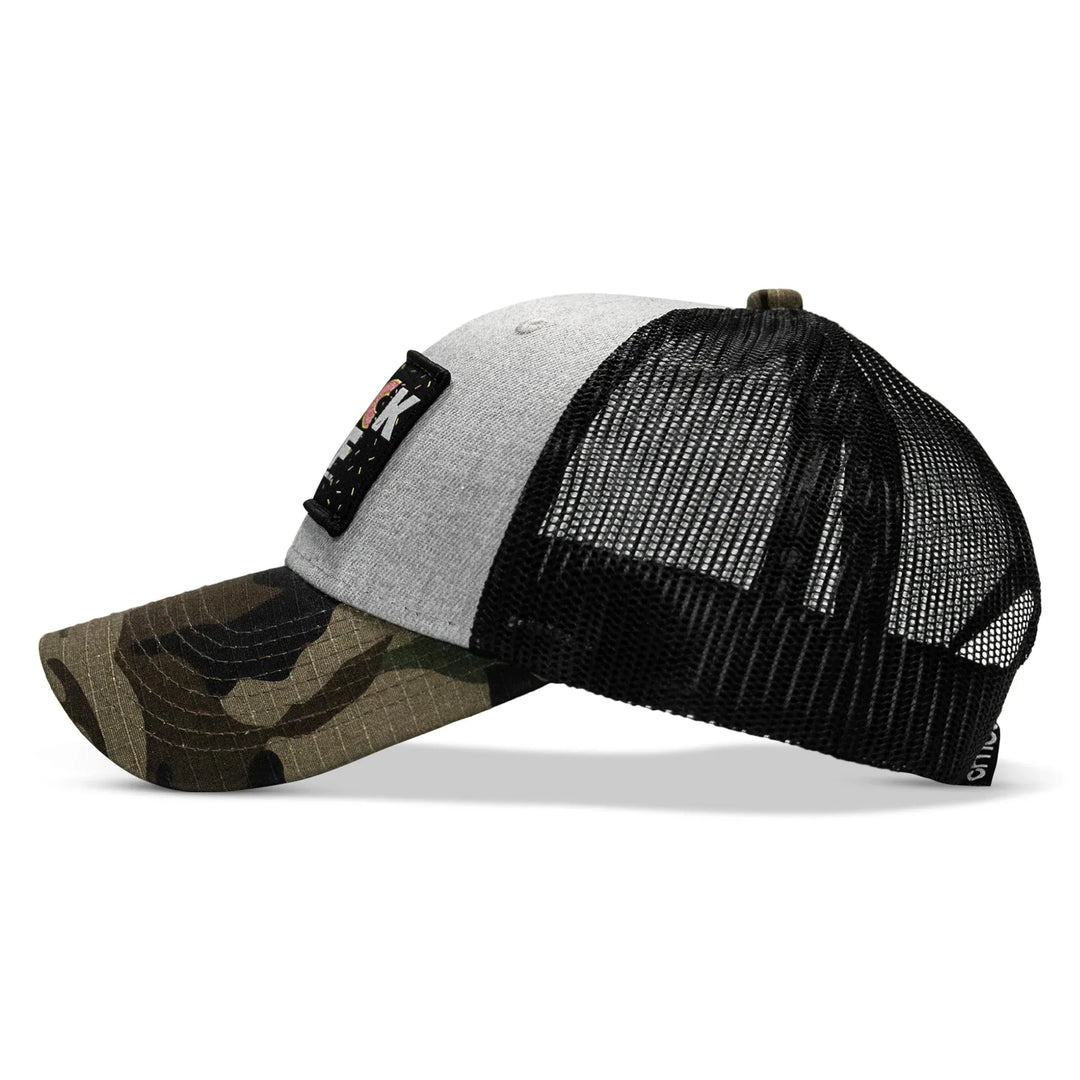 One Revolver Surfboards - THICK AF DONUT EDITION PATCH MID-PROFILE MESH SNAPBACK Hat HEADWEAR