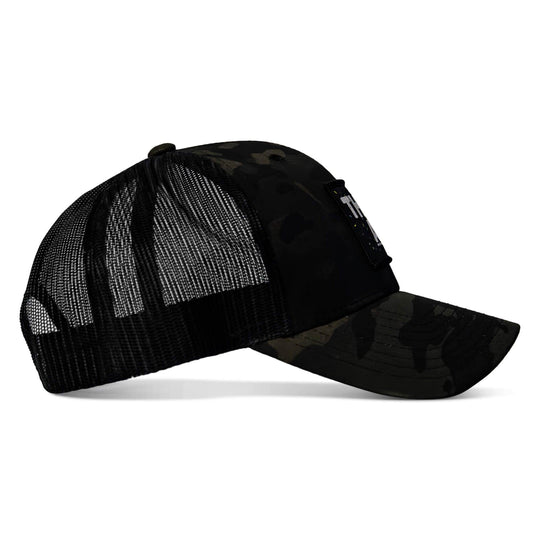 THICK AF DONUT EDITION PATCH MID-PROFILE MESH SNAPBACK Hat - One Revolver Surfboards