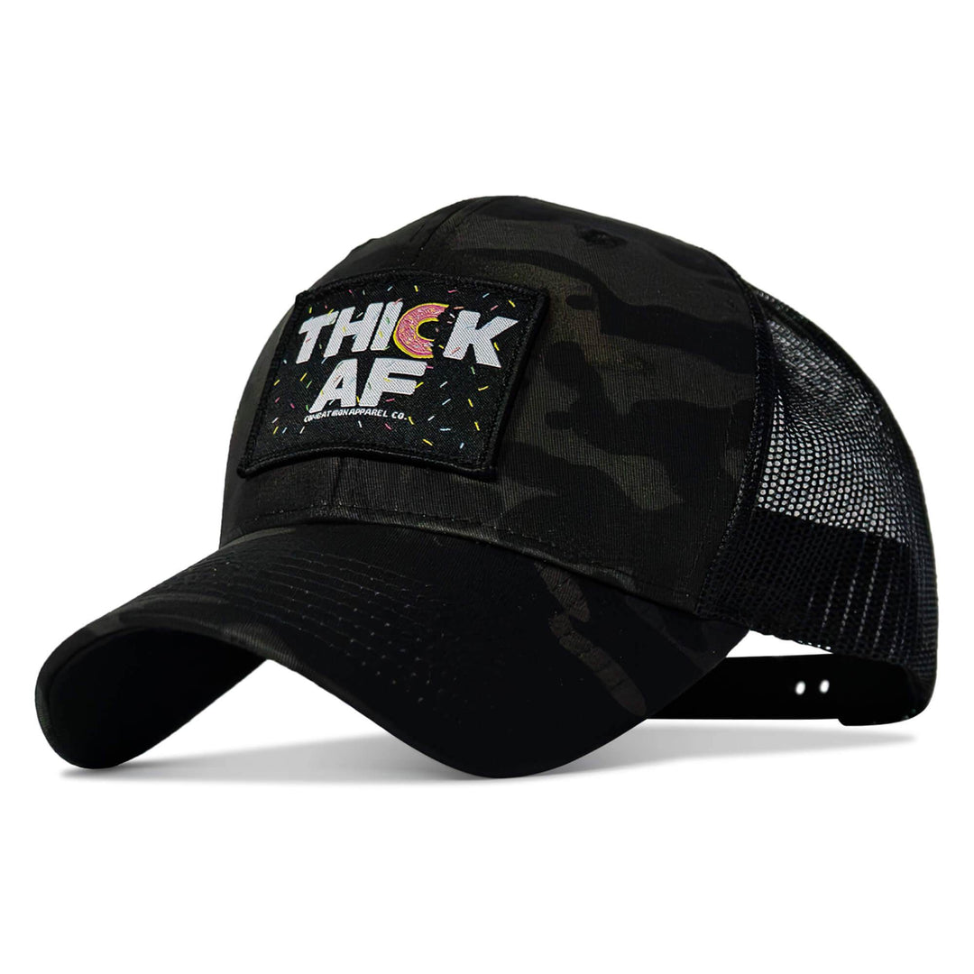 THICK AF DONUT EDITION PATCH MID-PROFILE MESH SNAPBACK Hat - One Revolver Surfboards