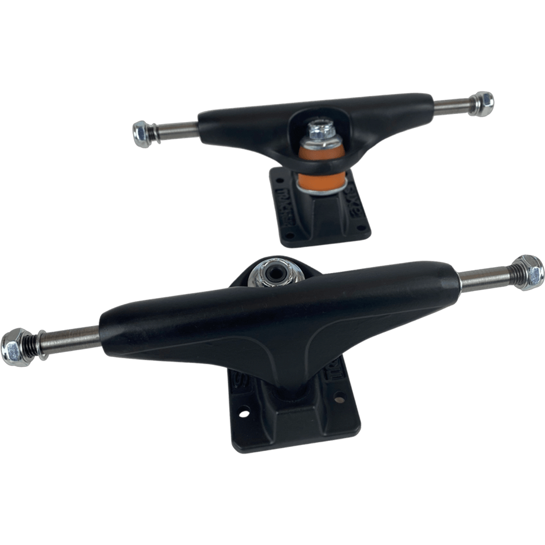 Tracker Axis 161mm Black Skateboard Trucks - One Revolver Surfboards