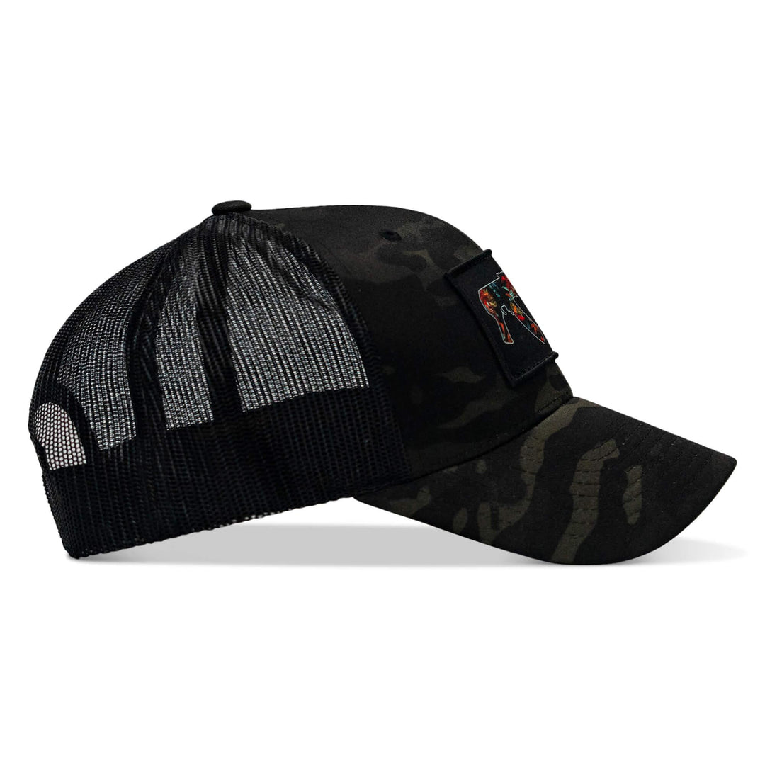 One Revolver Surfboards - Tropical AK Patch Snapback Hat HEADWEAR