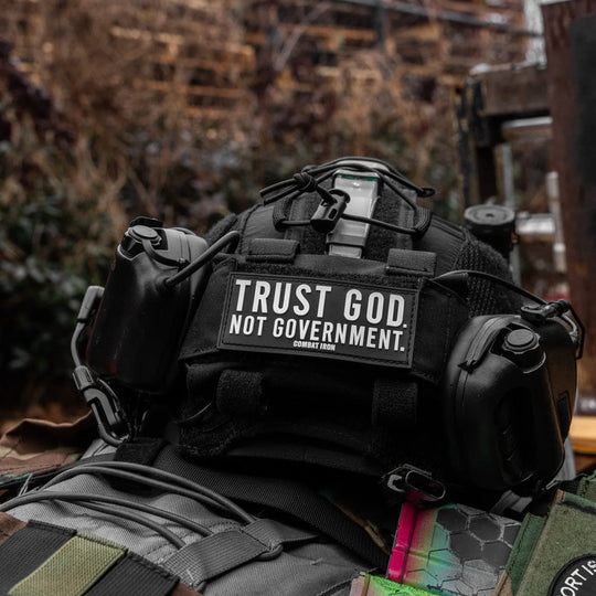 One Revolver Surfboards - Trust God. Not Government. PVC Patch PVC VELCRO PATCH