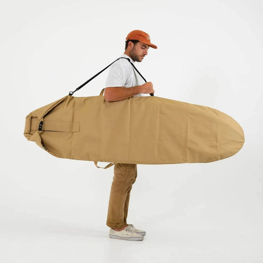 FARO Canvas Surfboard Bag (tan color) - Surfboard Bag - One Revolver Surfboards