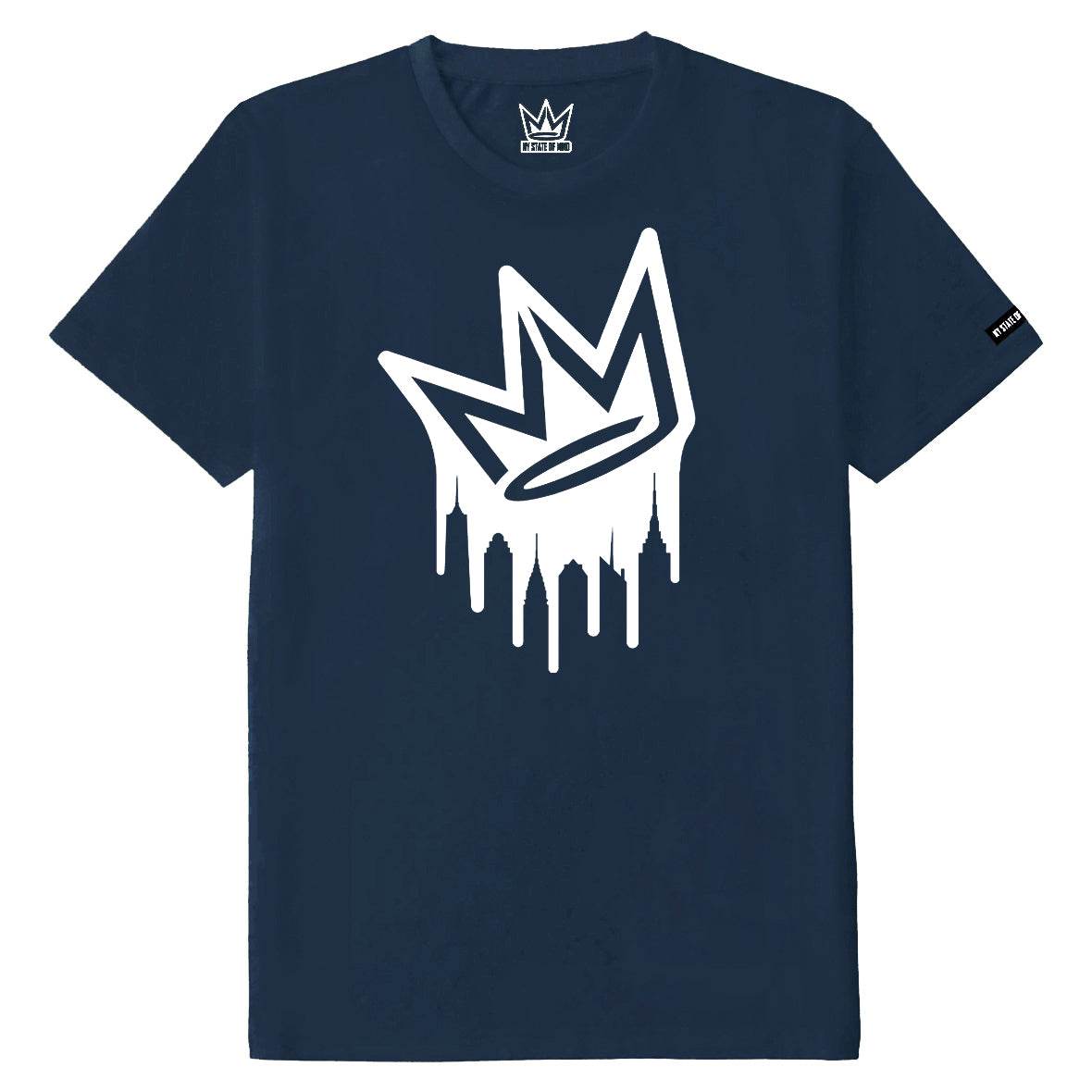 Dripping Crown Logo Tee - One Revolver Surfboards
