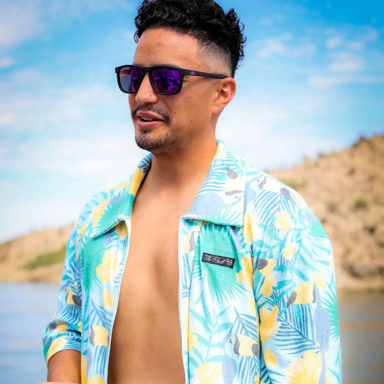 Floaties - Matte Black - Purple Polarized - One Revolver Surfboards