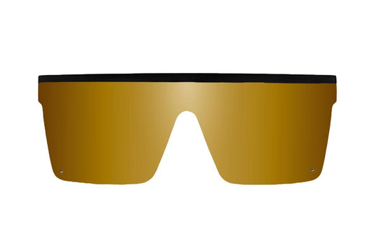One Revolver Surfboards - Tidal Wave - Matte Black - 24K Gold Lens Polarized Tidal Wave