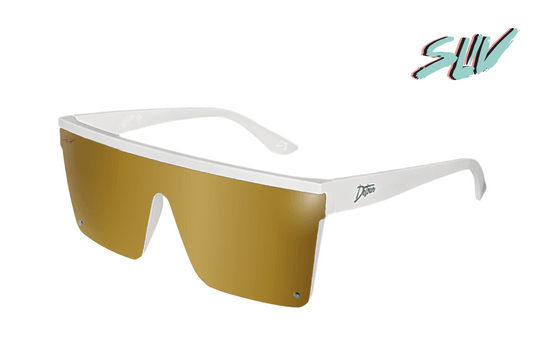 One Revolver Surfboards - Tidal Wave - Matte Off White - Sean Silveira - 24K Gold Lens Polarized Tidal Wave