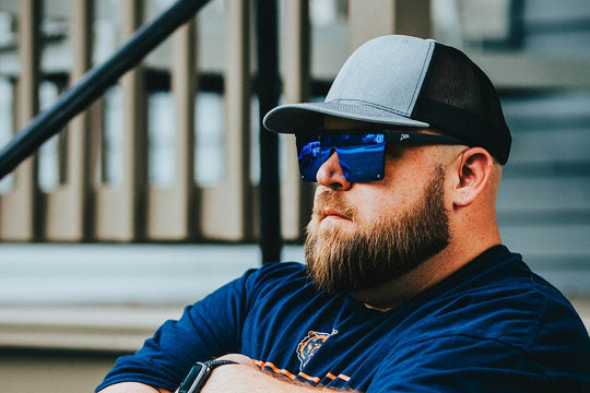 Tidal Wave XL - Matte Black - Electric Blue Lens Polarized - One Revolver Surfboards