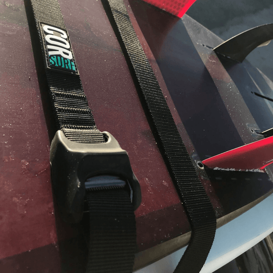 Scratch Resistant Silicone Tie Down Straps 10 & 15 ft - One Revolver Surfboards