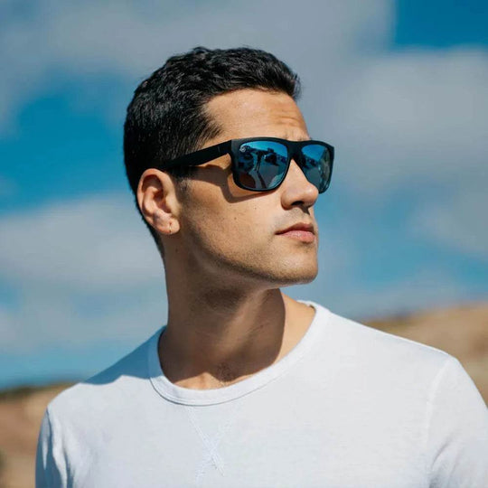 Matte Black on Black / Sky Blue Torrey Pines - One Revolver Surfboards