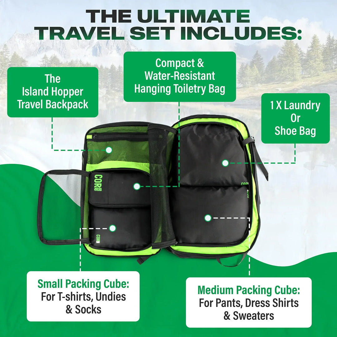 One Revolver Surfboards - Island Hopper Travel Bundle Backpacks