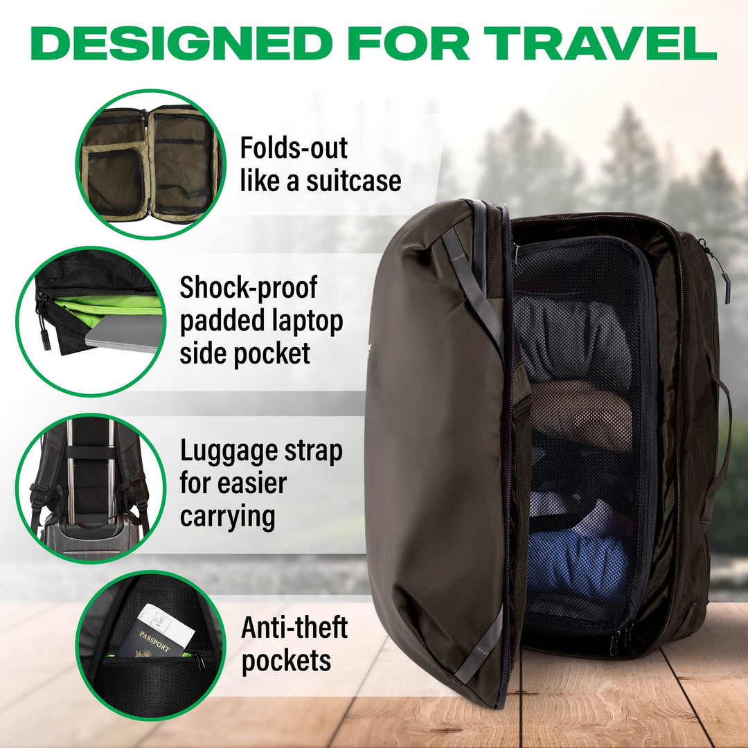 The Island Hopper Travel Backpack 38L - One Revolver Surfboards