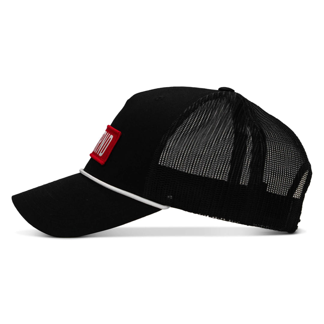 One Revolver Surfboards - Ungovrnd Red Patch Rope Snapback Hat HEADWEAR