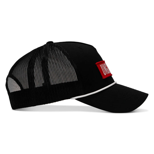 One Revolver Surfboards - Ungovrnd Red Patch Rope Snapback Hat HEADWEAR