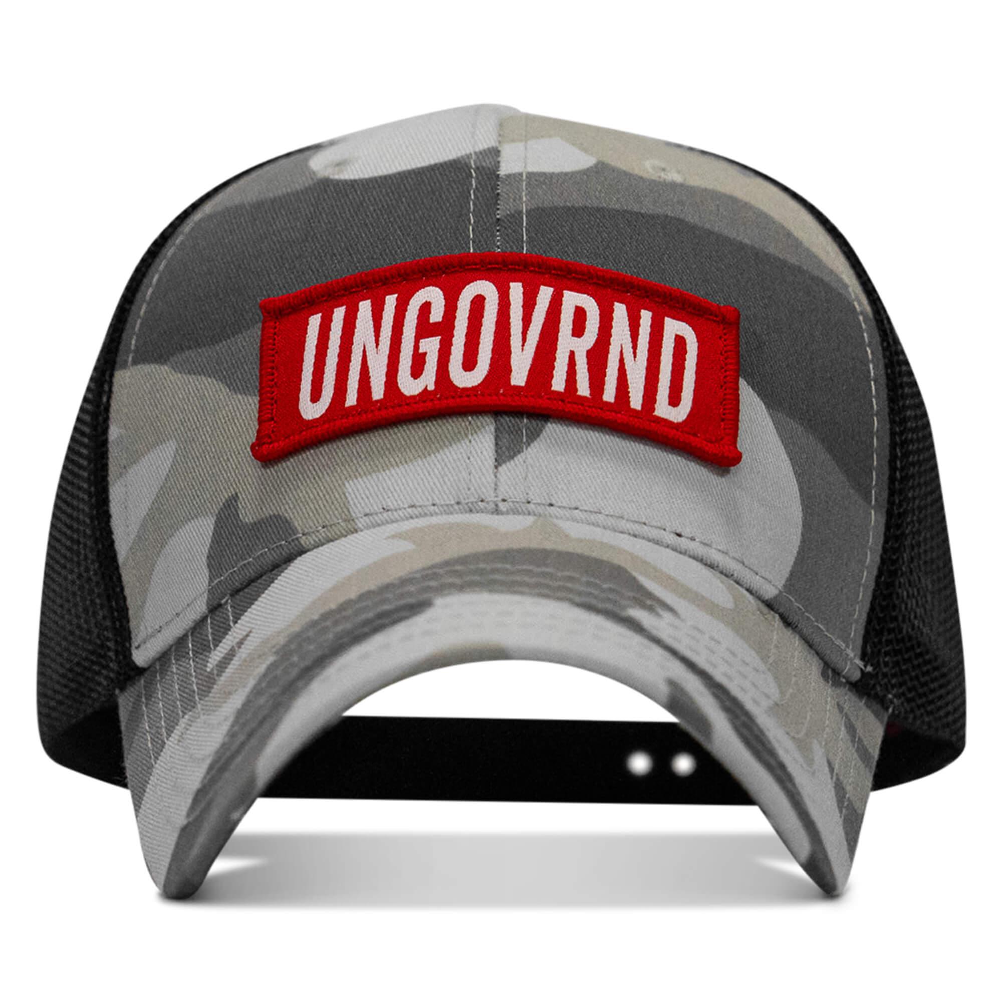 One Revolver Surfboards - Ungovrnd Red Patch Snapback Hat HEADWEAR