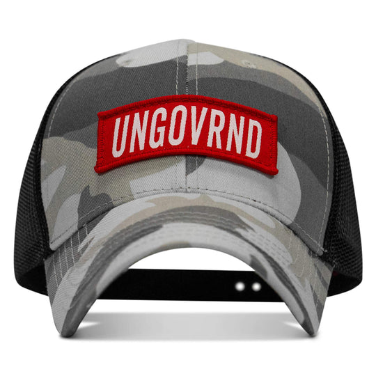 One Revolver Surfboards - Ungovrnd Red Patch Snapback Hat HEADWEAR