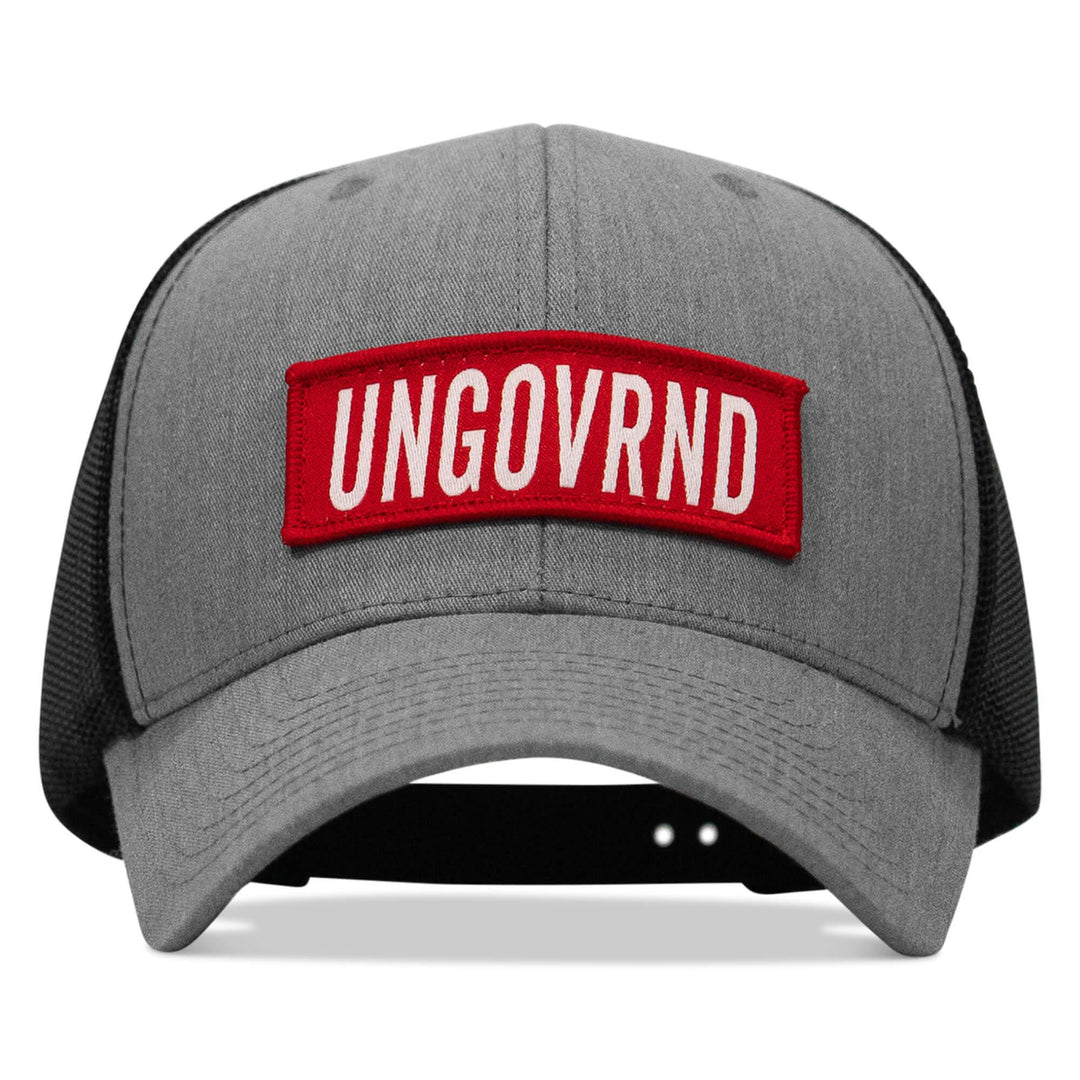 One Revolver Surfboards - Ungovrnd Red Patch Snapback Hat HEADWEAR