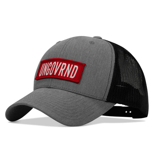 One Revolver Surfboards - Ungovrnd Red Patch Snapback Hat HEADWEAR