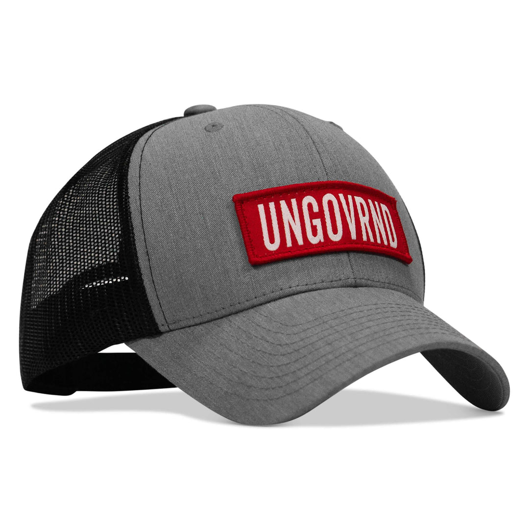 One Revolver Surfboards - Ungovrnd Red Patch Snapback Hat HEADWEAR
