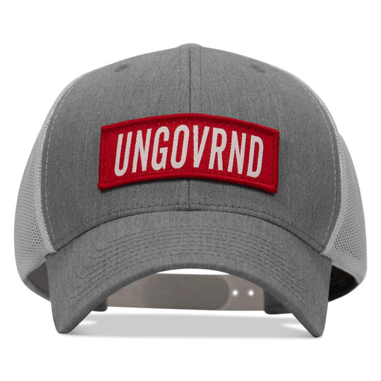 One Revolver Surfboards - Ungovrnd Red Patch Snapback Hat HEADWEAR