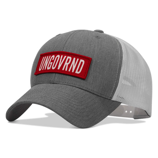 One Revolver Surfboards - Ungovrnd Red Patch Snapback Hat HEADWEAR