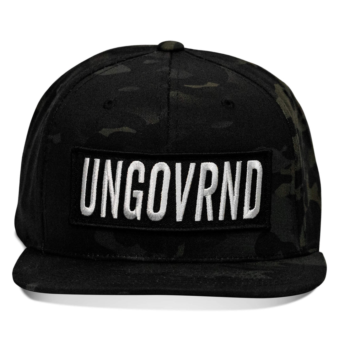One Revolver Surfboards - Ungovrnd Oversized Patch Flatbill SnapBack Hat HEADWEAR